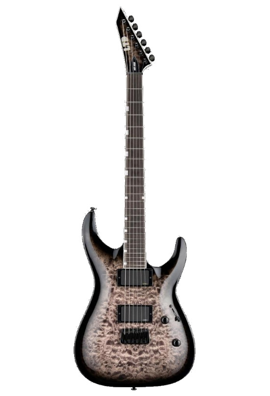 ESP LTD MH-400HT QM See Thru Black Sunburst