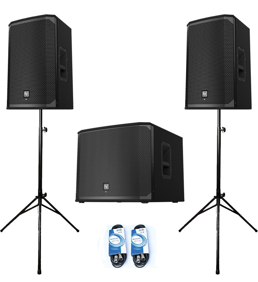 Electro-Voice 2x EKX-12P + EKX-15SP - zestaw aktywny Electro-Voice 2x EKX-12P + EKX-15SP - zestaw aktywny