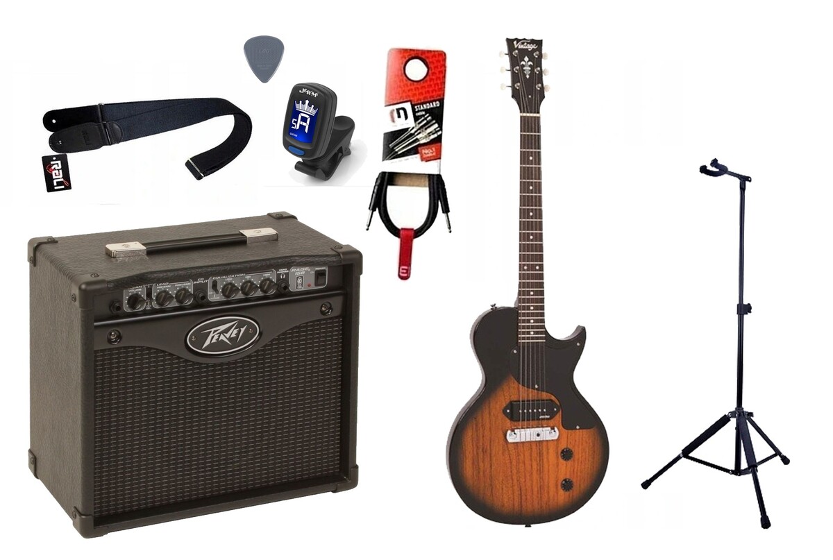 Gitara Elektryczna + Wzmacniacz 15W Kabel Zestaw 162 Gitara Elektryczna + Wzmacniacz 15W Kabel Zestaw 162