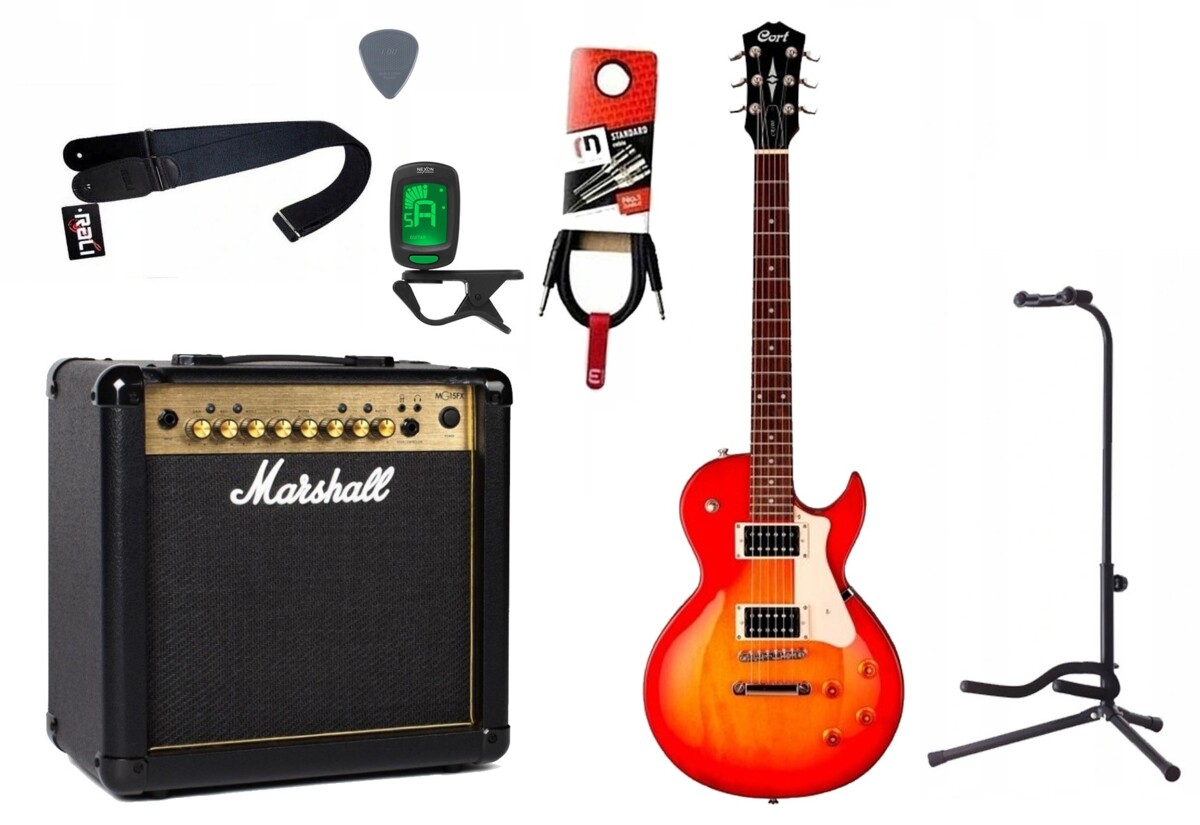Gitara elektryczna Cort CR100 + wzmacniacz - zestaw 1444 Gitara elektryczna Cort CR100 + wzmacniacz - zestaw 1444