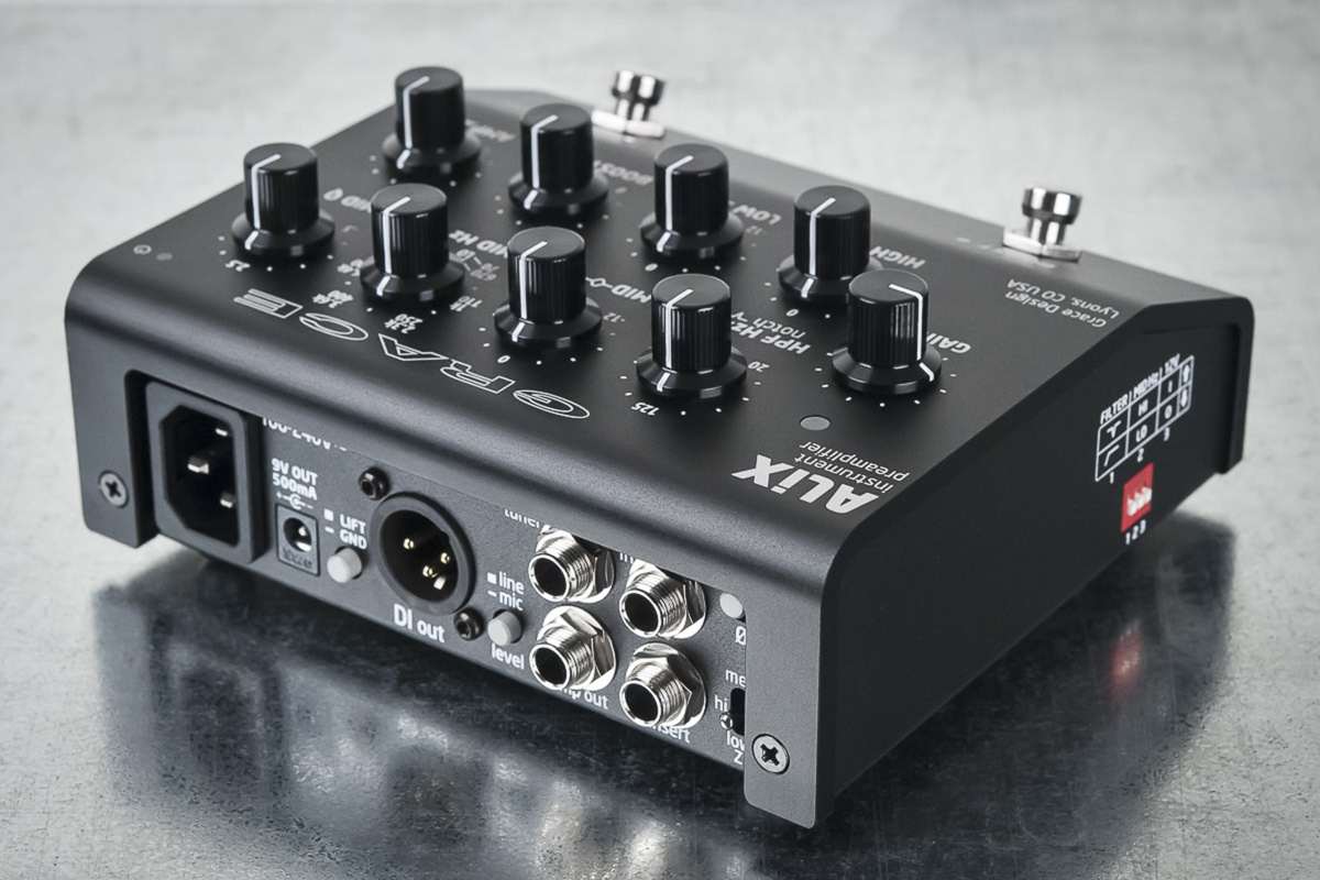 Grace Design ALiX - Instrument Preamp / DI, black0 Grace Design ALiX - Instrument Preamp / DI, black0