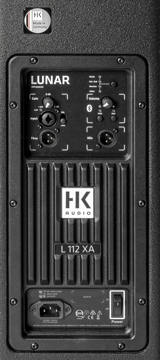 HK Audio LUNAR 112 XA Kolumna aktywna3 HK Audio LUNAR 112 XA Kolumna aktywna3