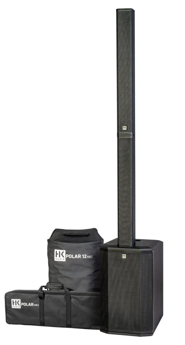 HK Audio Polar 12 MK2 System nagłośnienia z pokrowcami