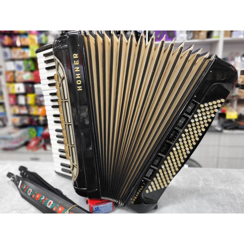 HOHNER ORGANOLA I Semi-Cassotto - AKORDEON 120- basowy UŻYWANY0 HOHNER ORGANOLA I Semi-Cassotto - AKORDEON 120- basowy UŻYWANY0