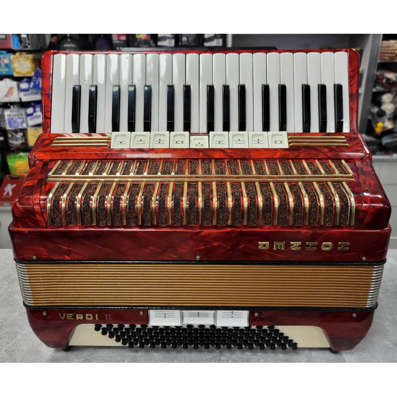 Hohner VERDI II - Akordeon 96 bas 3-chórowy dyskant, z futerałem i szelkami Hohner VERDI II - Akordeon 96 bas 3-chórowy dyskant, z futerałem i szelkami