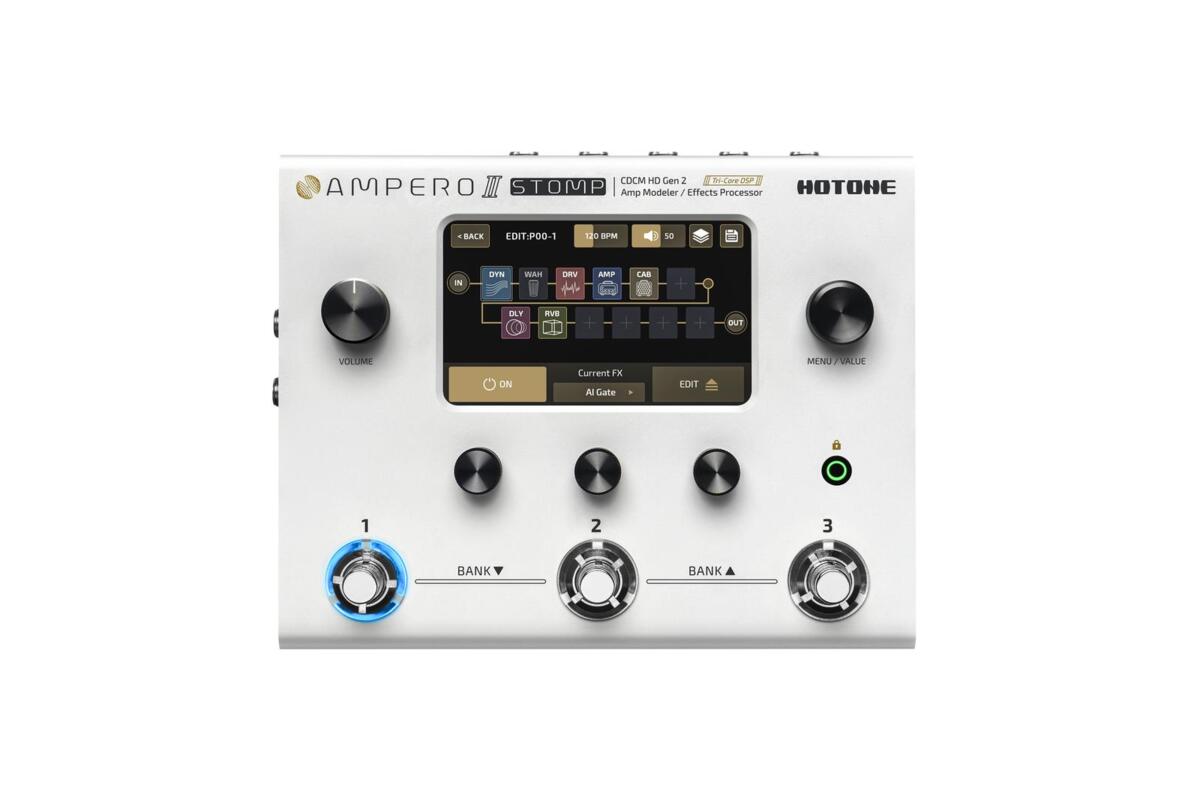 Hotone Ampero II Stomp - multiefekt gitarowy Hotone Ampero II Stomp - multiefekt gitarowy
