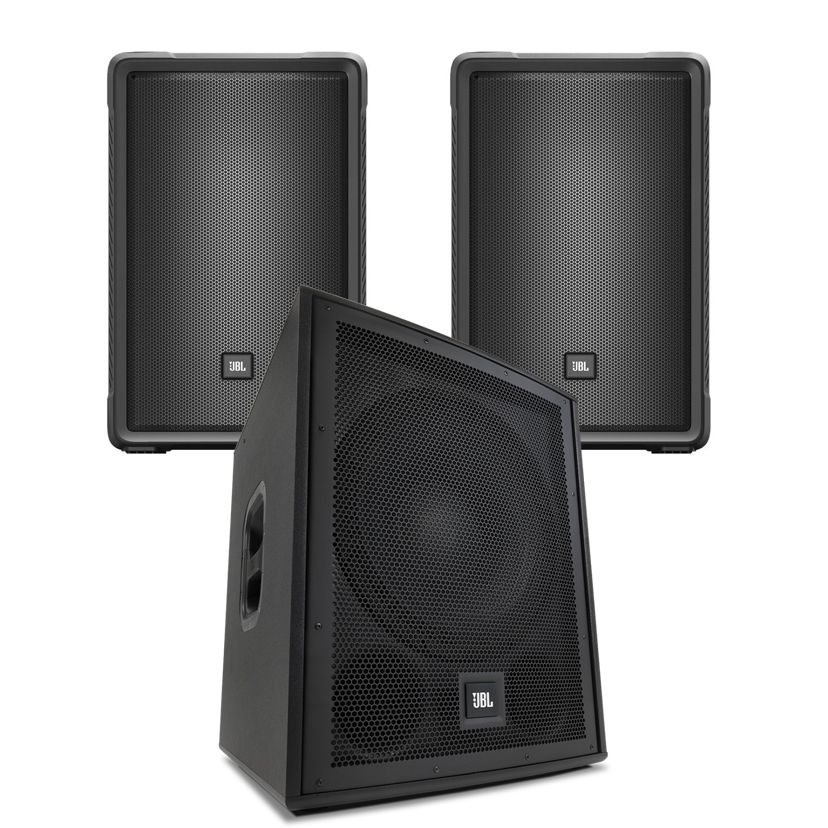 JBL 2x IRX108BT + IRX115S - aktywny zestaw nagłośnieniowy z bluetooth JBL 2x IRX108BT + IRX115S - aktywny zestaw nagłośnieniowy z bluetooth