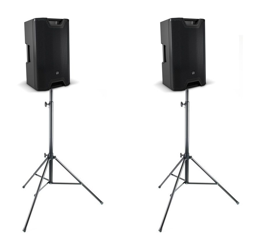 LD Systems 2x ICOA 12 A - kolumna aktywna (para) + statywy LD Systems 2x ICOA 12 A - kolumna aktywna (para) + statywy