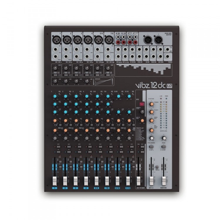 LD Systems VIBZ 12 DC - mikser analogowy LD Systems VIBZ 12 DC - mikser analogowy