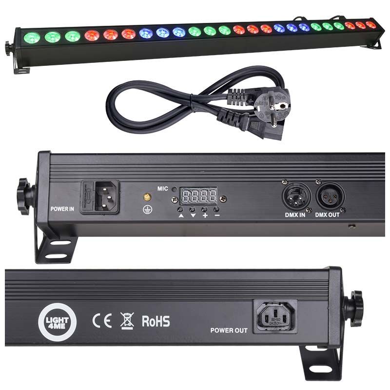 LIGHT4ME 6x DECO BAR 24 RGB - zestaw listw belek LED + pokrowiec0 LIGHT4ME 6x DECO BAR 24 RGB - zestaw listw belek LED + pokrowiec0