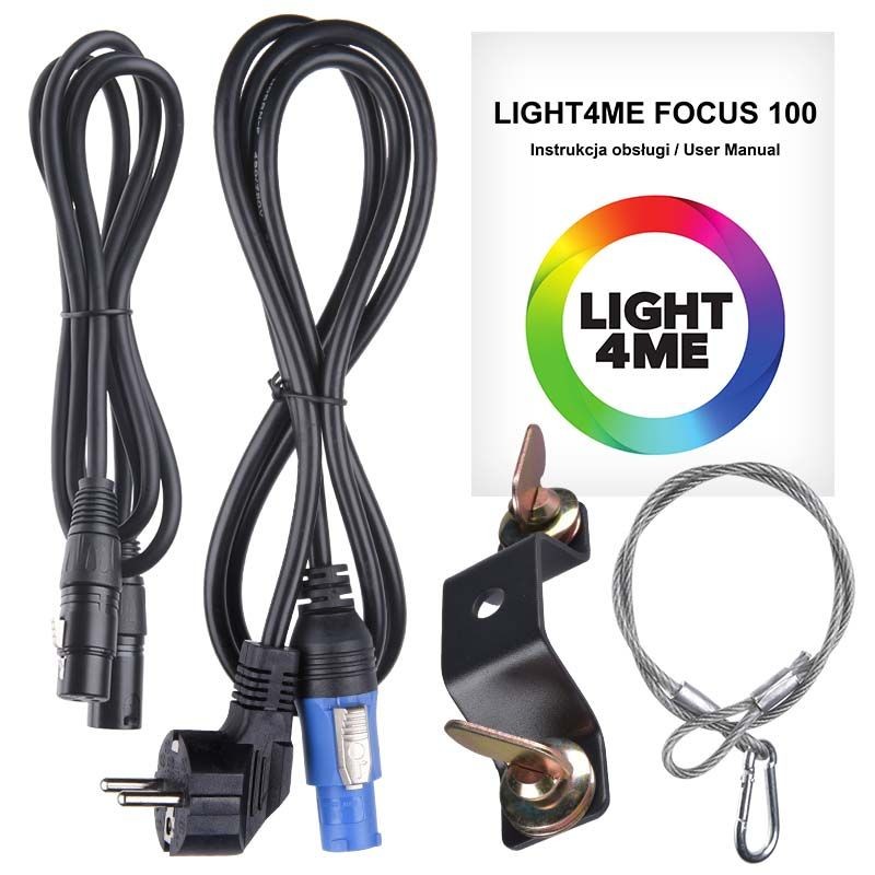 LIGHT4ME Focus 100 SPOT Pryzma - głowica ruchoma LED6 LIGHT4ME Focus 100 SPOT Pryzma - głowica ruchoma LED6