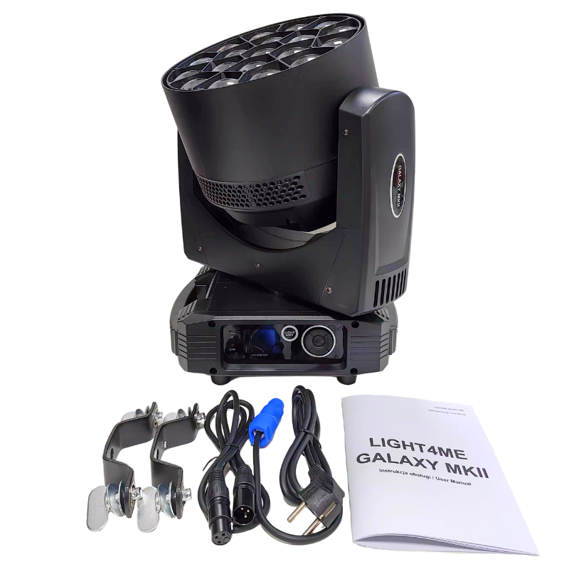 LIGHT4ME GALAXY MKII - głowica ruchoma 19x15W LED RGBW6 LIGHT4ME GALAXY MKII - głowica ruchoma 19x15W LED RGBW6