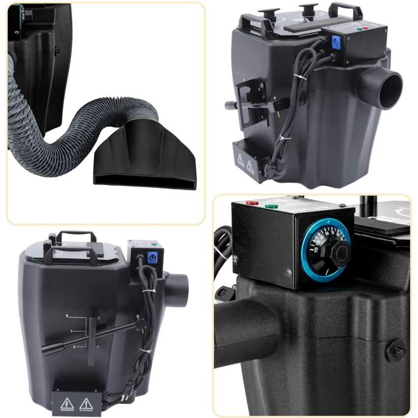LIGHT4ME ICE LOW FOG 6500W generator wytwornica ciężkiego dymu na wodę i suchy lód wąż z dyszą rozprowadzającą2 LIGHT4ME ICE LOW FOG 6500W generator wytwornica ciężkiego dymu na wodę i suchy lód wąż z dyszą rozprowadzającą2