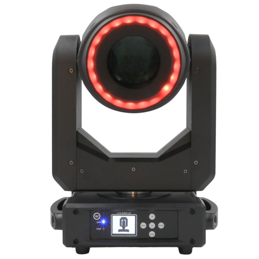 LIGHT4ME LED BSW 280W głowica ruchoma hybryda beam spot wash oświetlenie sceniczne DMX efekt ring 22x0,2W RGB 2x uchwyt montażo0 LIGHT4ME LED BSW 280W głowica ruchoma hybryda beam spot wash oświetlenie sceniczne DMX efekt ring 22x0,2W RGB 2x uchwyt montażo0
