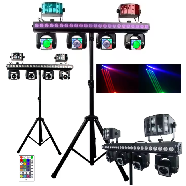 LIGHT4ME MT BAR 3 zestaw oświetleniowy multiefekt LIGHT4ME MT BAR 3 zestaw oświetleniowy multiefekt