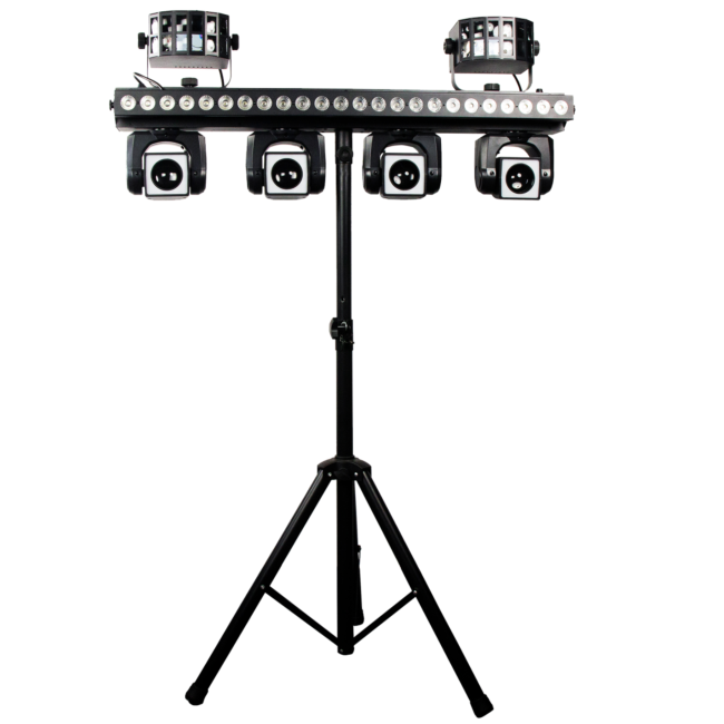 LIGHT4ME MT BAR 3 zestaw oświetleniowy multiefekt świetlny 4w11 LIGHT4ME MT BAR 3 zestaw oświetleniowy multiefekt świetlny 4w11