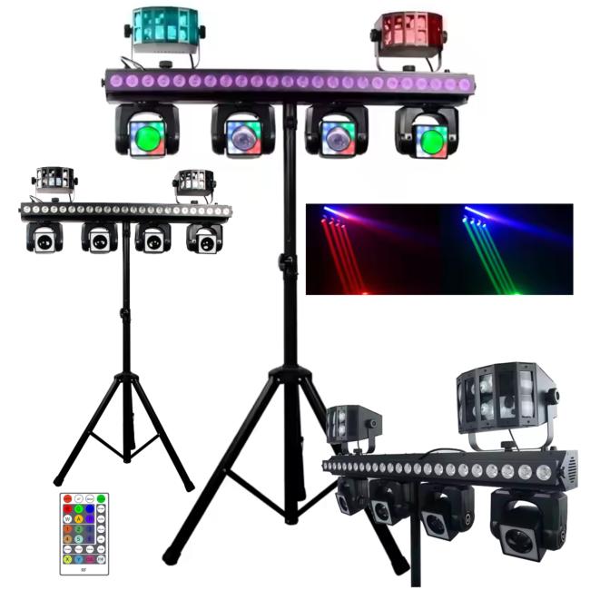 LIGHT4ME MT BAR 3 zestaw oświetleniowy multiefekt świetlny 4w1 LIGHT4ME MT BAR 3 zestaw oświetleniowy multiefekt świetlny 4w1