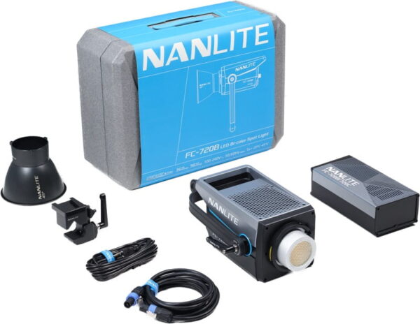 Lampa Nanlite FC-720B LED Bi-color Spot Light0