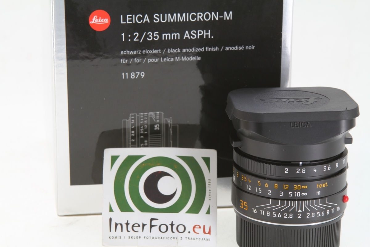Leica 35/2 Summicron-M Asph Czarny Leica 35/2 Summicron-M Asph Czarny