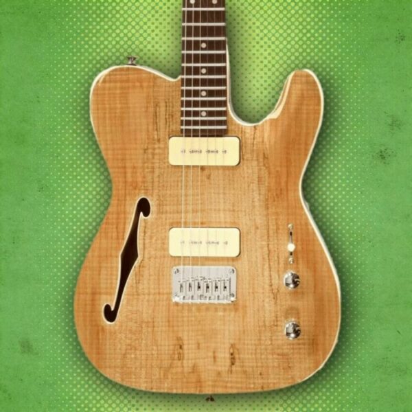Michael Kelly 59 Thinline P90 Gloss Spalted Maple ][ Gitara elektryczna