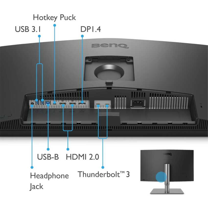 Monitor Benq PD2725U UHD Thunderbolt 3 Display P38 Monitor Benq PD2725U UHD Thunderbolt 3 Display P38