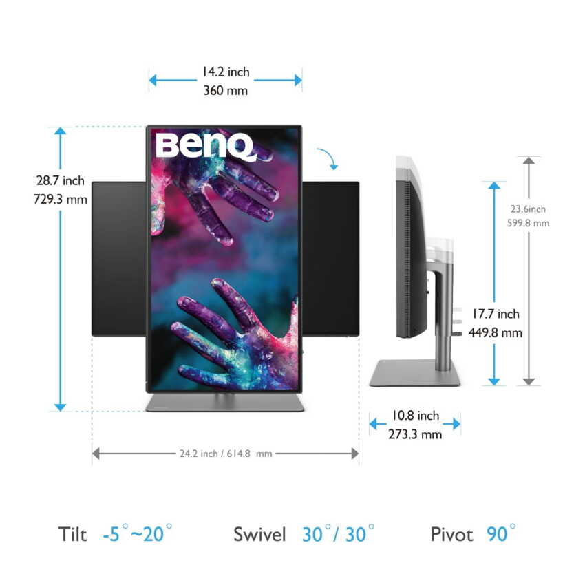 Monitor Benq PD2725U UHD Thunderbolt 3 Display P37 Monitor Benq PD2725U UHD Thunderbolt 3 Display P37