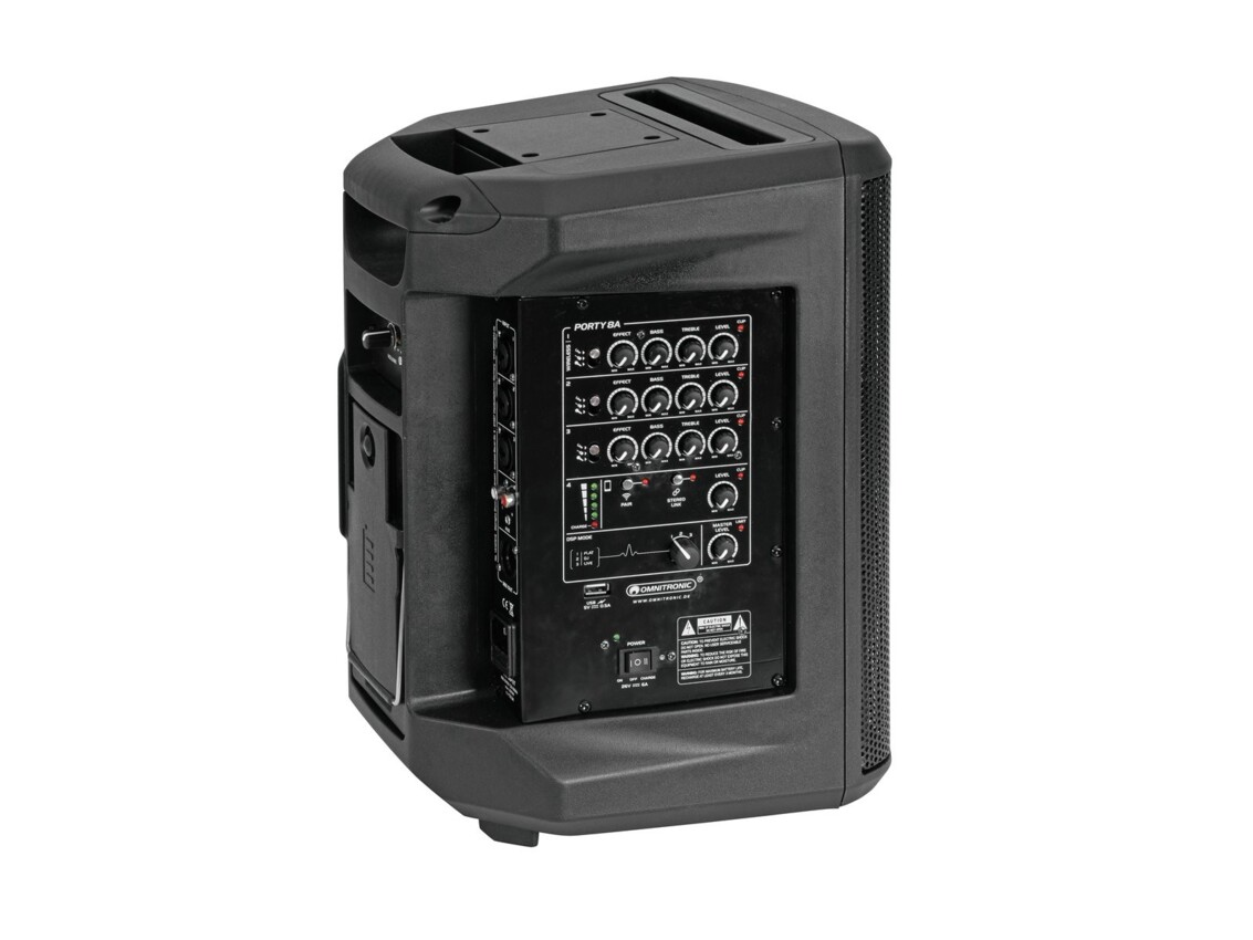 OMNITRONIC PORTY-8A Wireless PA System - mobilna kolumna PA2 OMNITRONIC PORTY-8A Wireless PA System - mobilna kolumna PA2