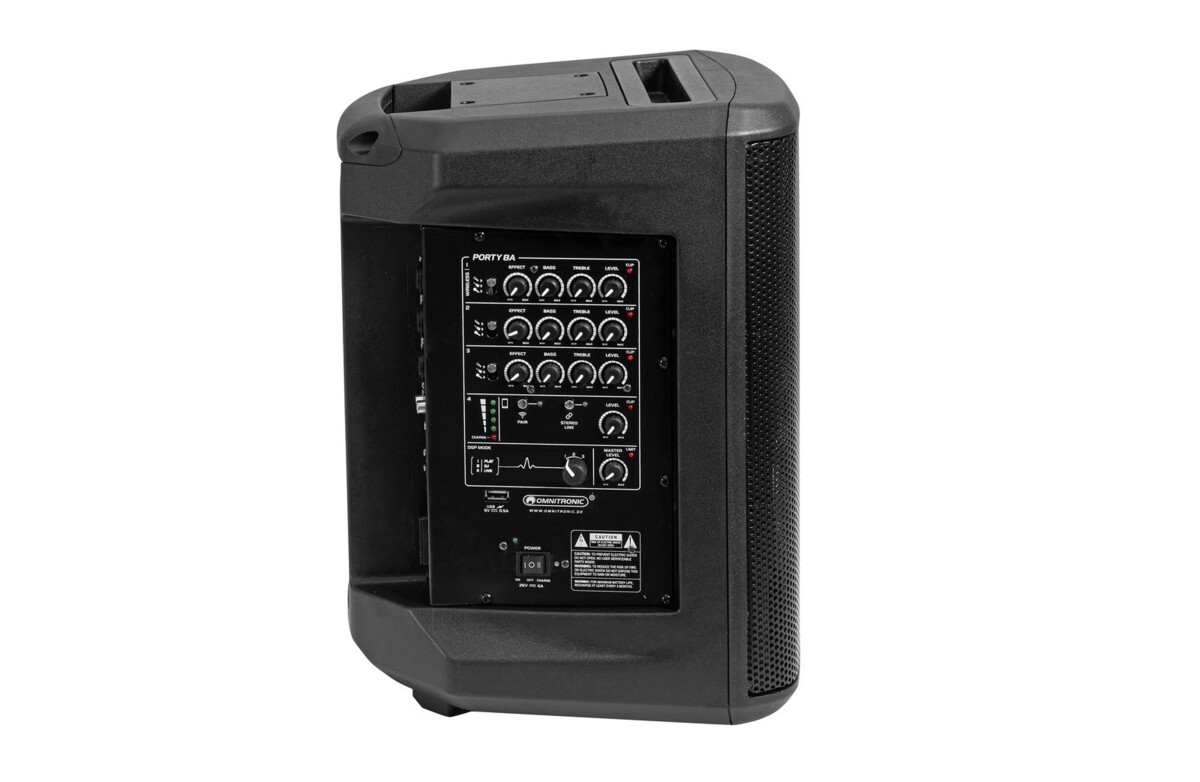 OMNITRONIC PORTY-8A Wireless PA System - mobilna kolumna PA11 OMNITRONIC PORTY-8A Wireless PA System - mobilna kolumna PA11