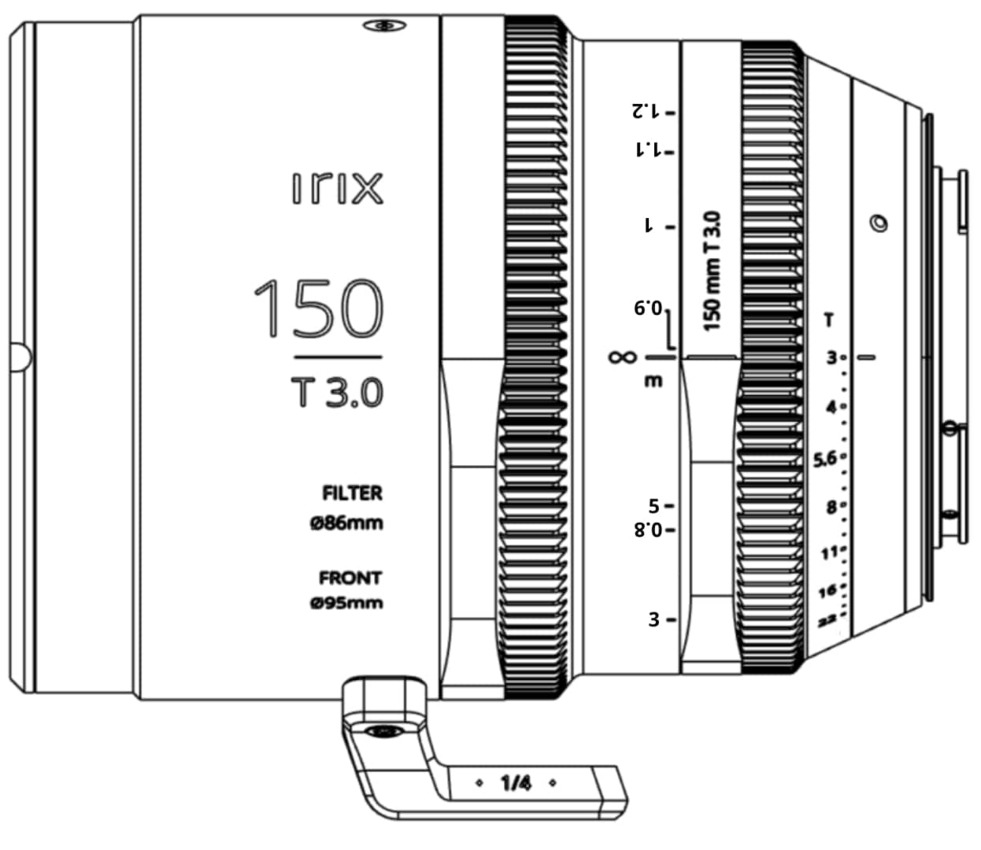 Obiektyw Irix Cine 150mm T3.0 Tele do Sony E Imperial7 Obiektyw Irix Cine 150mm T3.0 Tele do Sony E Imperial7