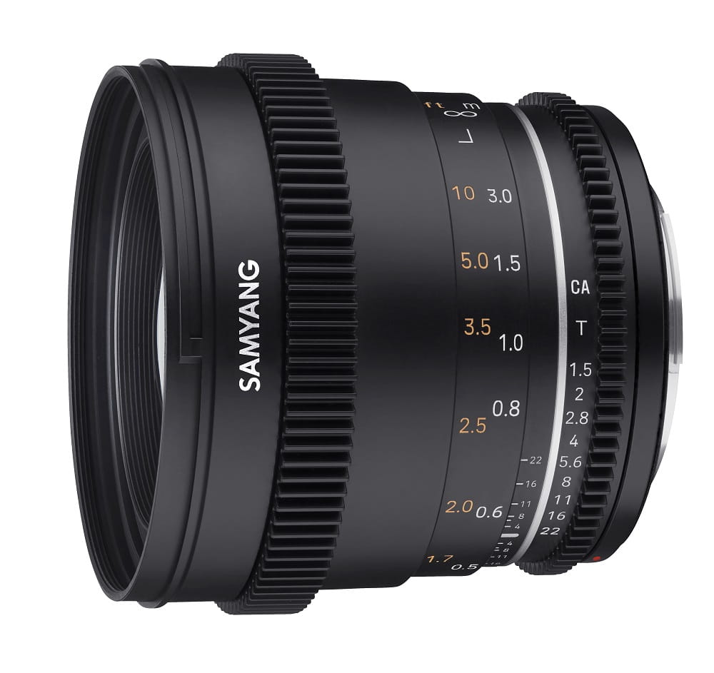 Obiektyw Samyang 50mm T1.5 VDSLR MK2 Canon EF4 Obiektyw Samyang 50mm T1.5 VDSLR MK2 Canon EF4