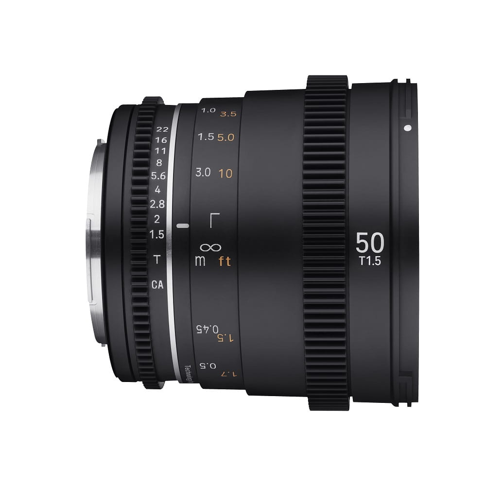 Obiektyw Samyang 50mm T1.5 VDSLR MK2 Canon EF3 Obiektyw Samyang 50mm T1.5 VDSLR MK2 Canon EF3