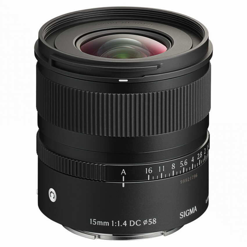 Obiektyw Sigma 15mm F1.4 DC Contemporary Sony E1 Obiektyw Sigma 15mm F1.4 DC Contemporary Sony E1