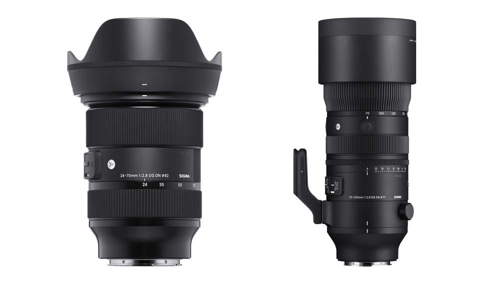 Obiektyw Sigma 24-70mm f/2.8 DG DN ART L-mount + Obiektyw Sigma 70-200mm F2.8 DG DN OS Sports L-mount Obiektyw Sigma 24-70mm f/2.8 DG DN ART L-mount + Obiektyw Sigma 70-200mm F2.8 DG DN OS Sports L-mount