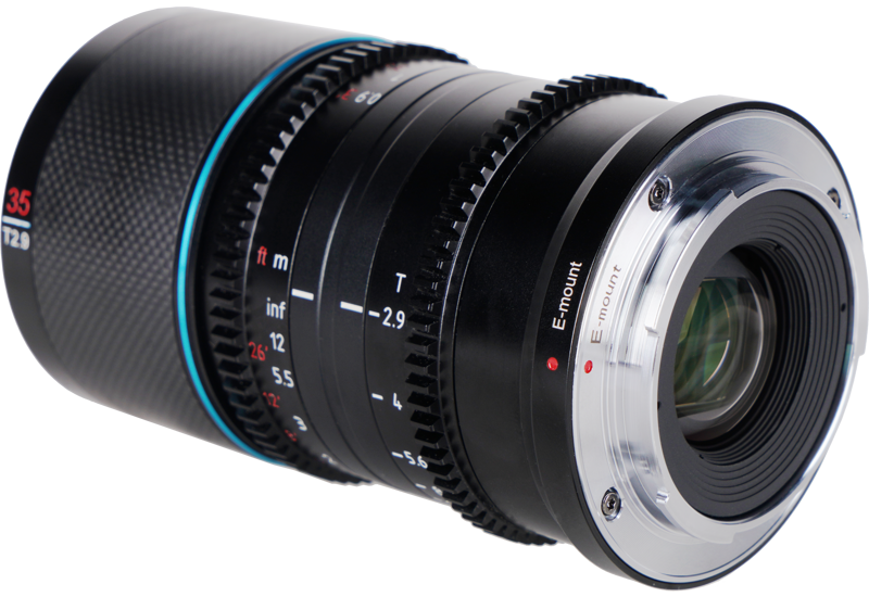 Obiektyw Sirui Anamorphic Lens Saturn 35mm 1.6x Carbon Fiber Full Frame E-Mount (Neutral Flare)3 Obiektyw Sirui Anamorphic Lens Saturn 35mm 1.6x Carbon Fiber Full Frame E-Mount (Neutral Flare)3