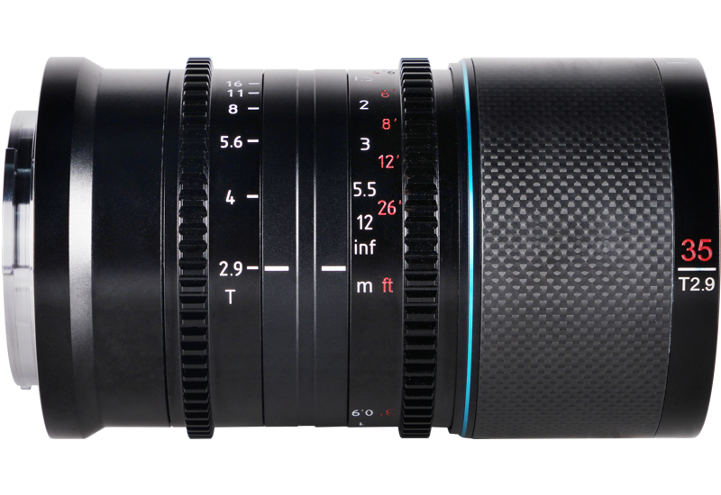 Obiektyw Sirui Anamorphic Lens Saturn 35mm 1.6x Carbon Fiber Full Frame E-Mount (Neutral Flare)1 Obiektyw Sirui Anamorphic Lens Saturn 35mm 1.6x Carbon Fiber Full Frame E-Mount (Neutral Flare)1