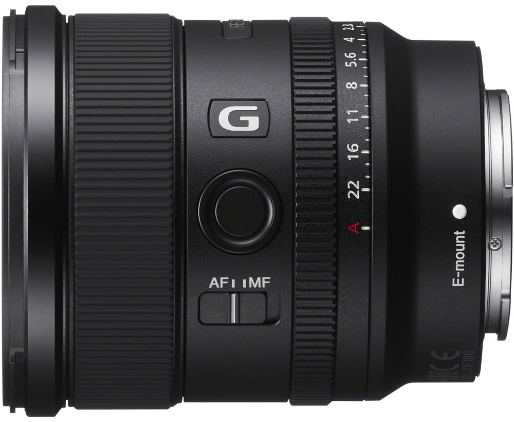 Obiektyw Sony FE 20 mm f/1,8 G - SEL20F18G1 Obiektyw Sony FE 20 mm f/1,8 G - SEL20F18G1