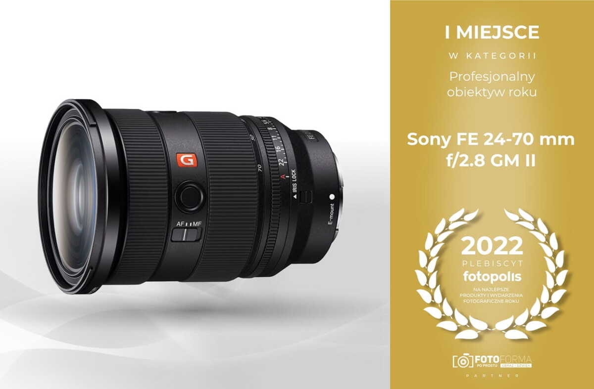 Obiektyw Sony FE 24-70 mm F2.8 GM II - SEL2470GM26 Obiektyw Sony FE 24-70 mm F2.8 GM II - SEL2470GM26