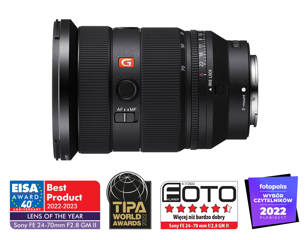 Obiektyw Sony FE 24-70 mm F2.8 GM II - SEL2470GM2 Obiektyw Sony FE 24-70 mm F2.8 GM II - SEL2470GM2
