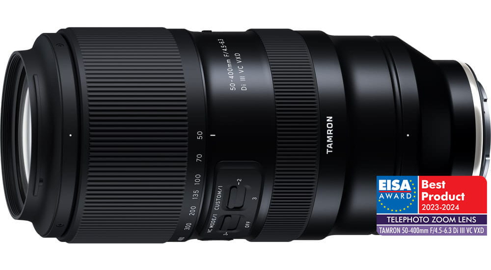 Obiektyw Tamron 50-400 mm F/4.5-6.3 Di III VC VXD Sony E Obiektyw Tamron 50-400 mm F/4.5-6.3 Di III VC VXD Sony E