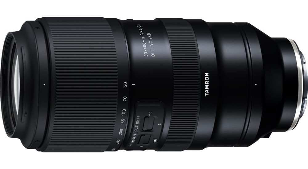 Obiektyw Tamron 50-400 mm F/4.5-6.3 Di III VC VXD Sony E0 Obiektyw Tamron 50-400 mm F/4.5-6.3 Di III VC VXD Sony E0