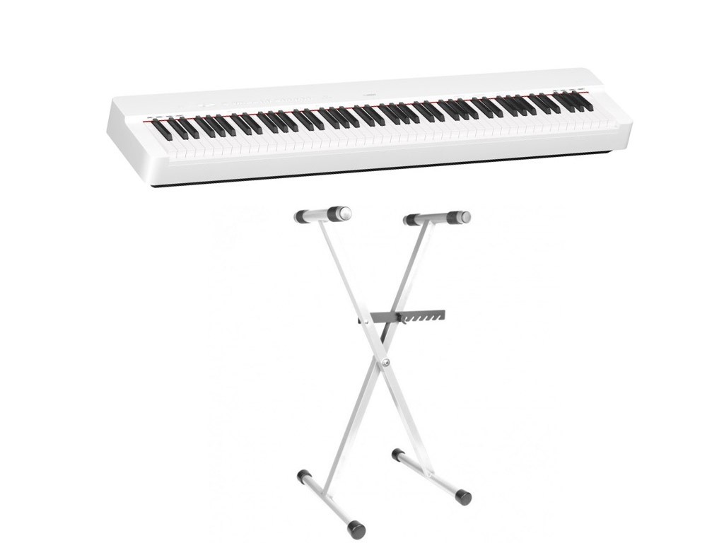 Pianino cyfrowe Yamaha P225 WH + statyw Pianino cyfrowe Yamaha P225 WH + statyw