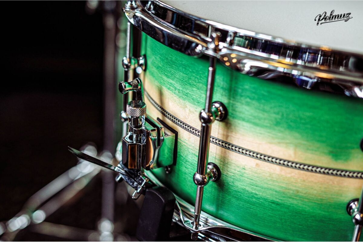 Polmuz Maple Model 1 - 22/10/12/14/16/14SD - Inlayed Artist Green to natural Fade2 Polmuz Maple Model 1 - 22/10/12/14/16/14SD - Inlayed Artist Green to natural Fade2
