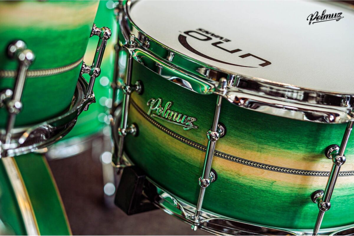 Polmuz Maple Model 1 - 22/10/12/14/16/14SD - Inlayed Artist Green to natural Fade9 Polmuz Maple Model 1 - 22/10/12/14/16/14SD - Inlayed Artist Green to natural Fade9