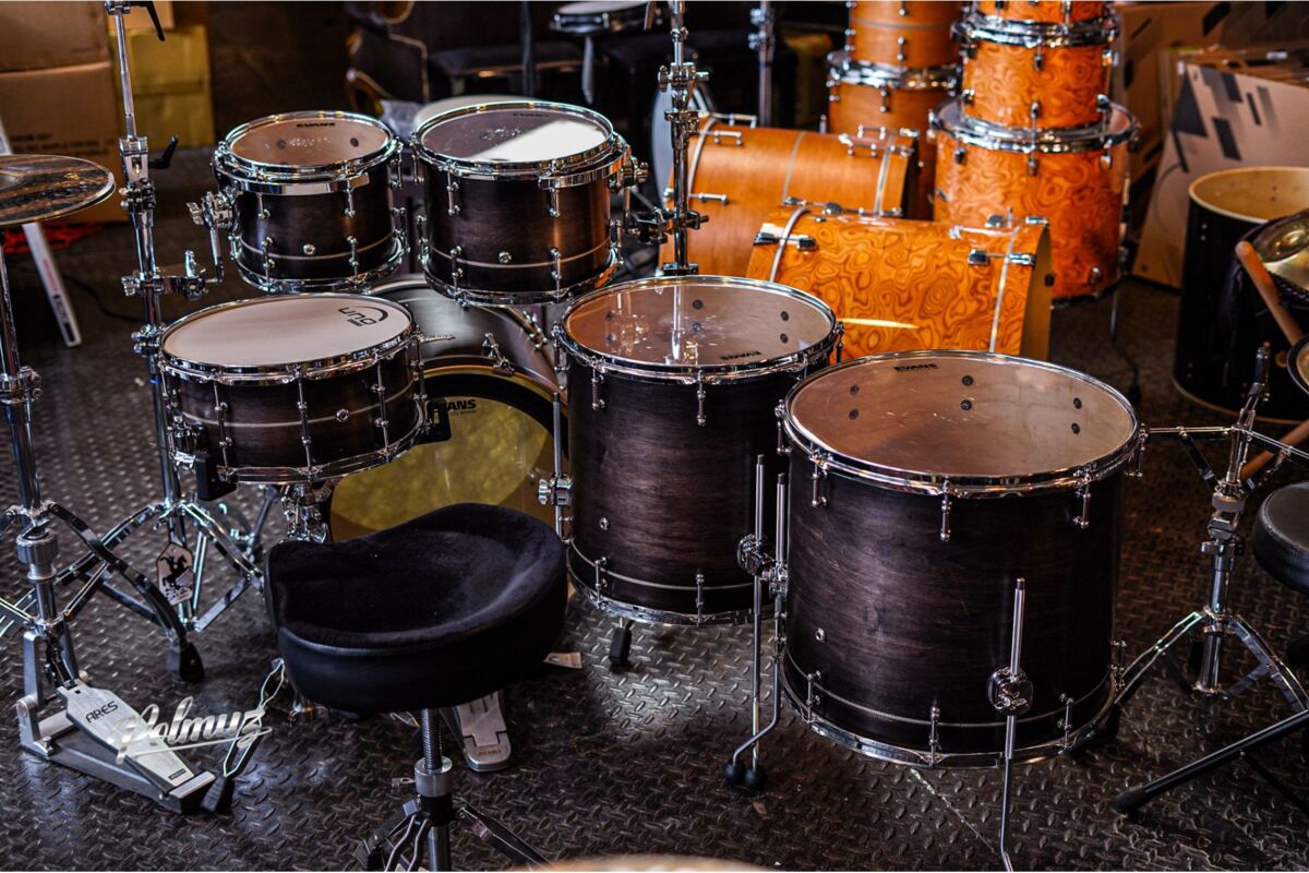 Polmuz Maple Model 1 - 22/10/12/16/18/14sd - Satin Inlayed Black Fade5 Polmuz Maple Model 1 - 22/10/12/16/18/14sd - Satin Inlayed Black Fade5