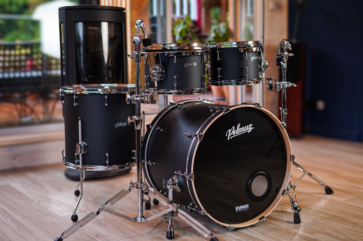 Polmuz Maple Model 1 - 22/10/12/16 - Satin Flat Black Mate Wax Polmuz Maple Model 1 - 22/10/12/16 - Satin Flat Black Mate Wax
