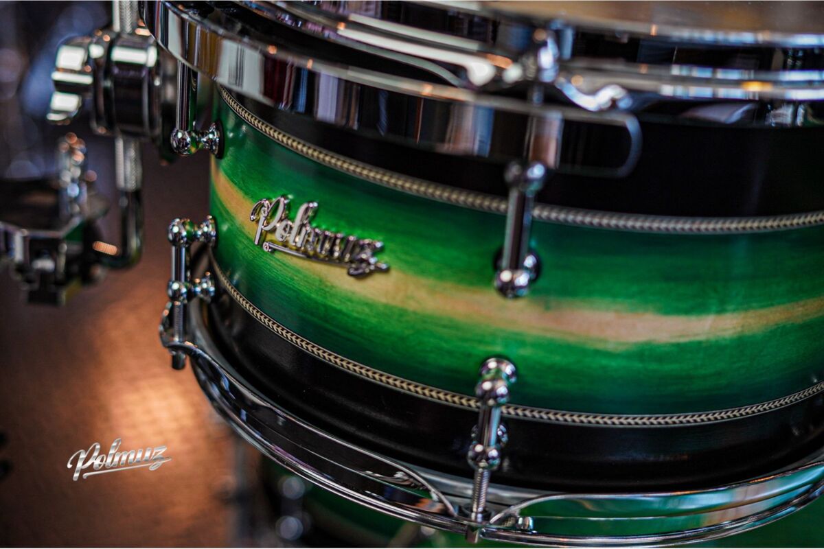 Polmuz Maple Model 1 - 24/10/12/16/18 - custom inlayed green to natural fade plus black stripe2 Polmuz Maple Model 1 - 24/10/12/16/18 - custom inlayed green to natural fade plus black stripe2