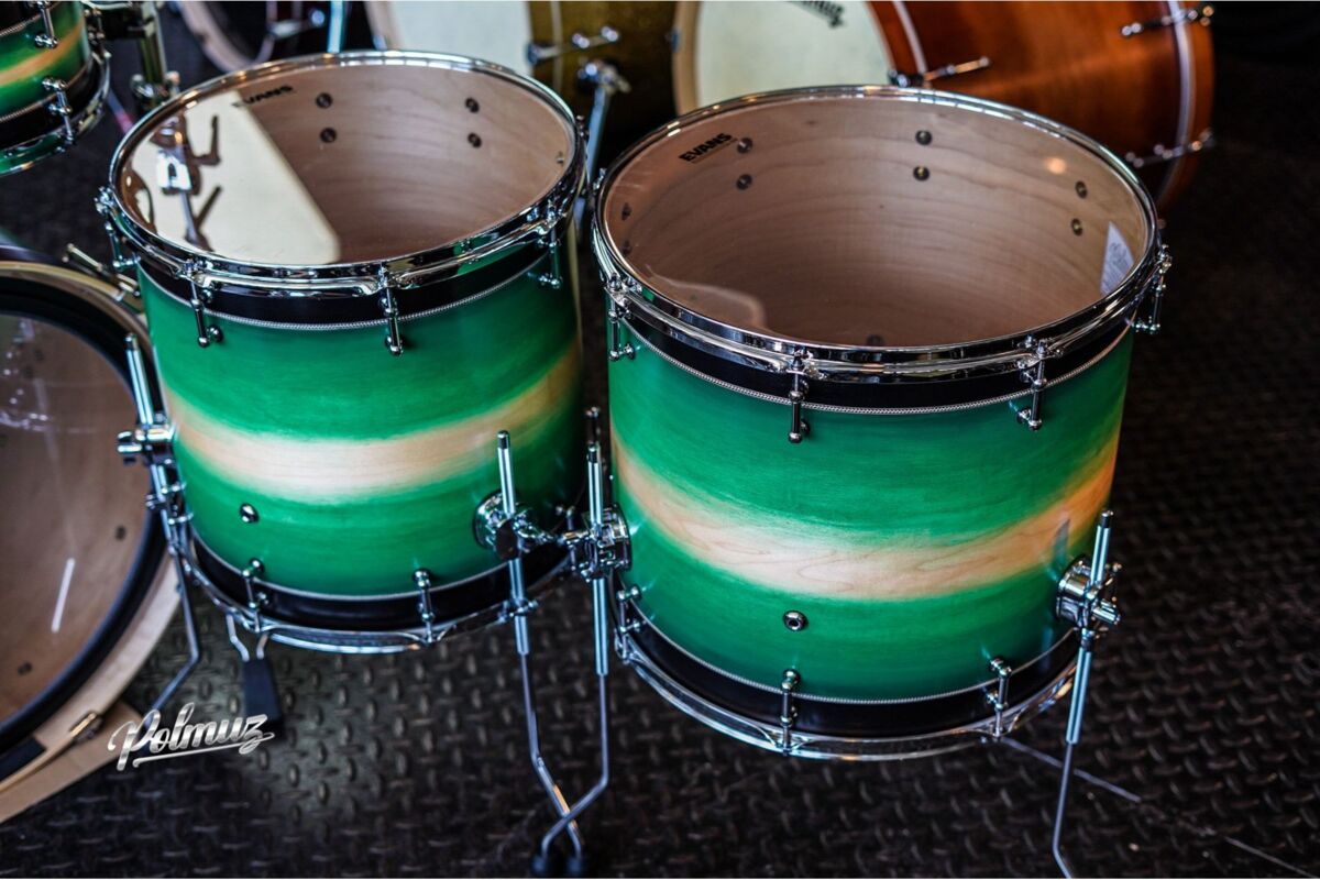 Polmuz Maple Model 1 - 24/10/12/16/18 - custom inlayed green to natural fade plus black stripe3 Polmuz Maple Model 1 - 24/10/12/16/18 - custom inlayed green to natural fade plus black stripe3