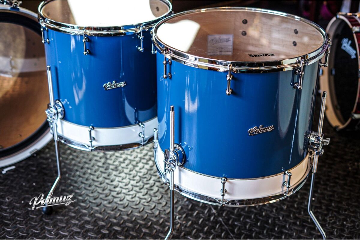 Polmuz Maple Model 1 - 24/13/16/18 - Custom Inayed Blue White Gloss4 Polmuz Maple Model 1 - 24/13/16/18 - Custom Inayed Blue White Gloss4
