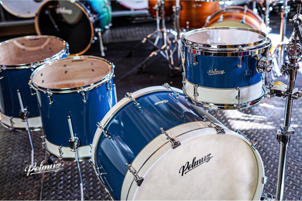 Polmuz Maple Model 1 - 24/13/16/18 - Custom Inayed Blue White Gloss3 Polmuz Maple Model 1 - 24/13/16/18 - Custom Inayed Blue White Gloss3