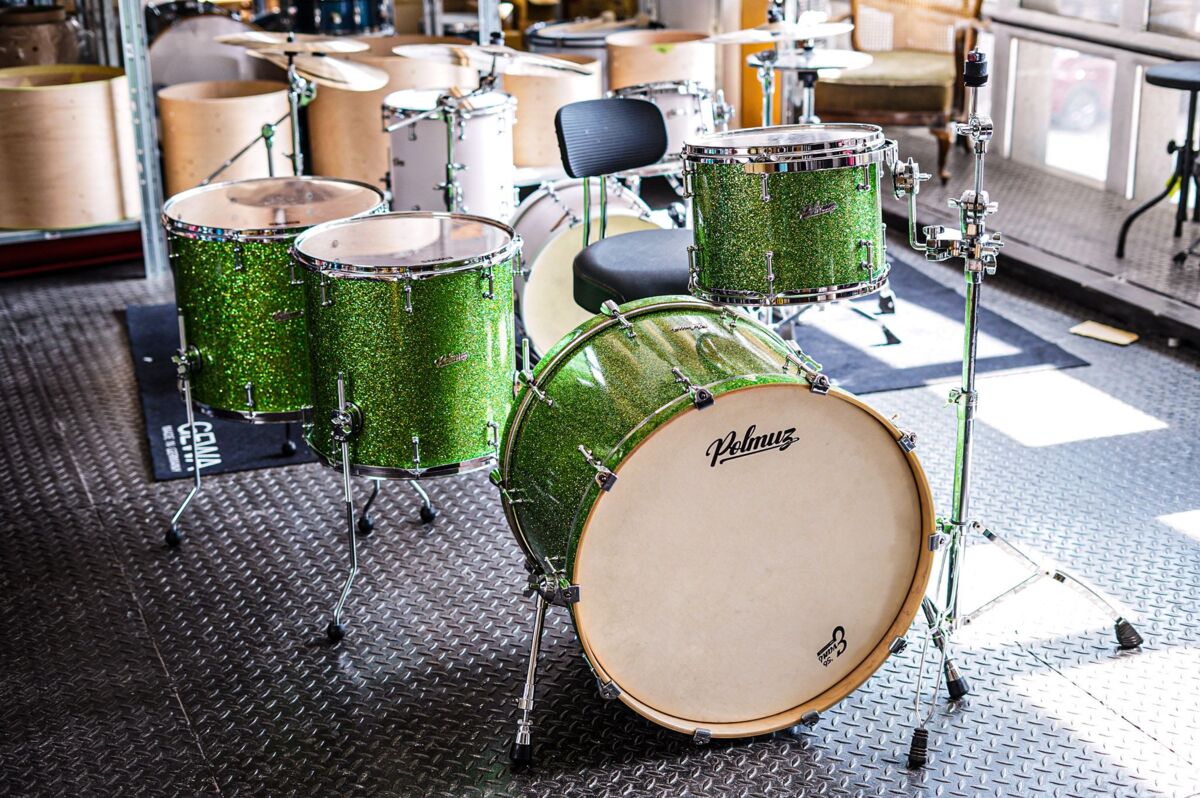 Polmuz Maple Model 1 - 24/13/16/18 - Green Big Sparkle Polmuz Maple Model 1 - 24/13/16/18 - Green Big Sparkle